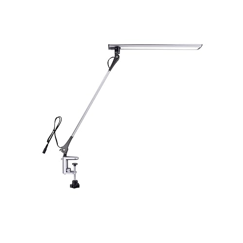 Phive Architect Lamp / LED Task Lamp with Clamp, Metal Swing Arm Desk