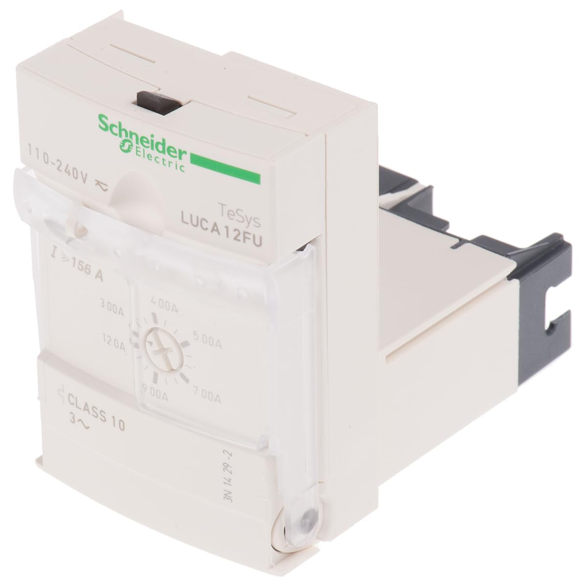 Schneider Electric, TeSys U, Standard control unit, 3-12A, 3P motors, thermal magnetic protection, class 10, coil 110-240V AC/DC, LUCA12FU