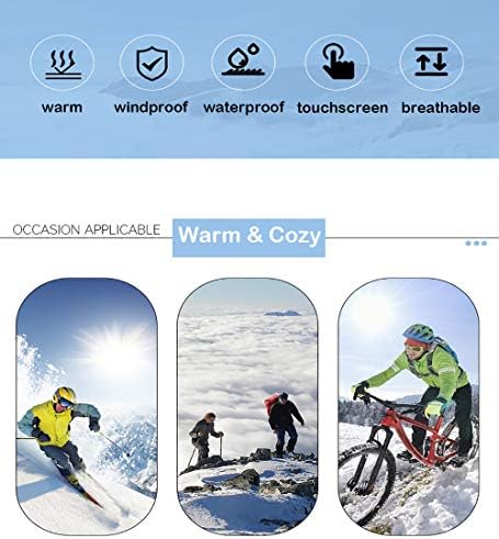 Black fleece winter gloves for outdoor activities, priced at $21.99.