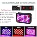 LED Grow Light with Lens,SAHAUHY 600W Full Spectrum Plant Lights Veg & Bloom Double Switch with Thermometer Humidity Monitor and Adjustable Rope for Indoor Plants Veg Flower(1-Packs)