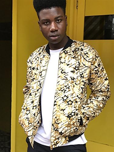 African Print Jacket in Wax Bomber Jacket African Jacket Ankara Wax Print Jacket Festival Clothing Mens Festival Jacket African Coat