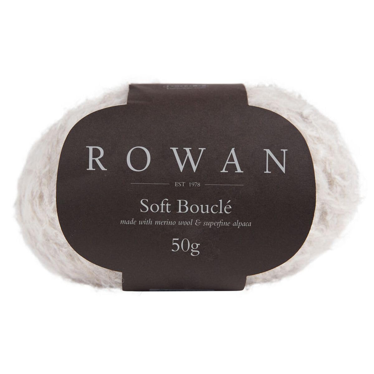 Rowan Soft Bouclé Natural 45% Cotton, 23% Alpaca 22% Wool, 10% Polyamide Yarn - 50g