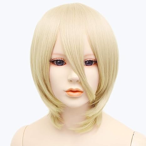 Amazon Airily エアリー カスタムショート プラチナゴールド コスプレ ウィッグ ショート 耐熱 フリーサイズ 加工 男装 コスプレ 仮装 通販