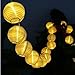 Solar Lantern String LED Lights 13FT/4M 20 LEDS, ALED LIGHT LED String Lights Outdoor IP65 Waterproof for Garden,Patio,Party ,Wedding,Camping Decor(Warm White)