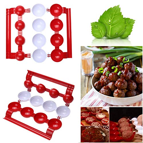 Stuffed Ball Maker - Meatballs Maker Meat Fish Ball Mold Christmas Homemade Stuffed Cooking - Tools Steak Molds Moulds Puree Newbie Steamed Meat Pattie Meats