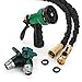 Premium 100' Expandable Hose, Best Expanding Garden Hose on the Market! Solid Brass Fittings, Double Latex Core, Heavy Duty Fabric, 3/4. Includes FREE Sprayer Nozzle and 2-Way Splitter (100)
