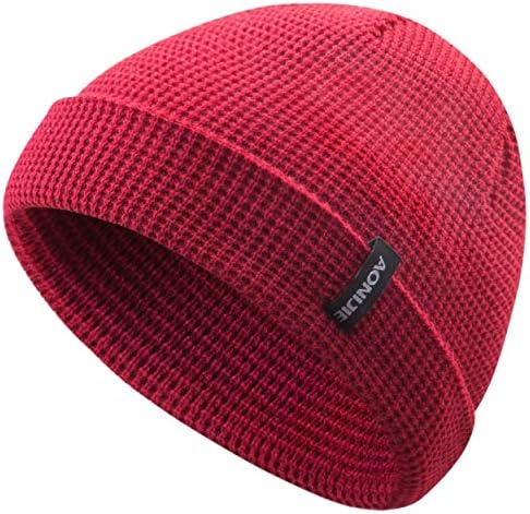 Azarxis ニット帽 ビーニー ワッチキャップ ニットキャップ ビーニーキャップ 防風 防寒 伸縮性 実物 軽量 柔らかい レディス アウトドア スノーボード 秋 自転車 冬 ジョギング メンズ ランニング スキー 登山