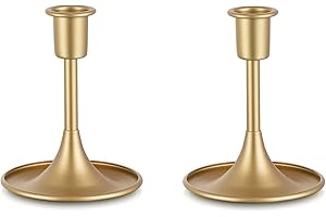 Sziqiqi Taper Candlestick Candle Holder - Christmas Table Centerpiece Candle Stick Holders for Wedding Vintage Candleholder Decorations for Thanksgiving Day Birthday Party Event