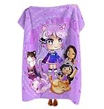 Cute Throw Blankets Cartoon Air Conditioner