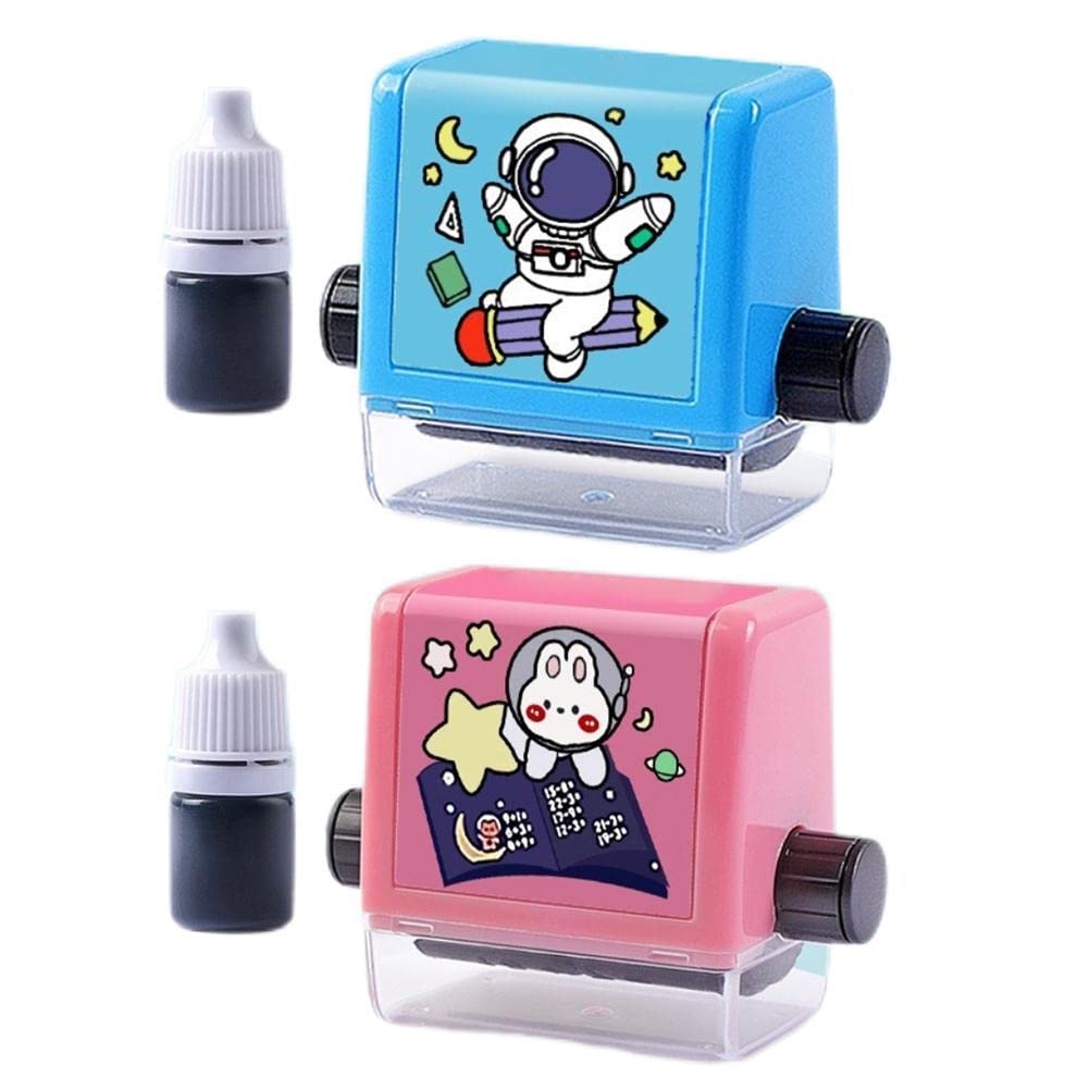 Tianbi Roller Digital Teaching Stamp, 1-100 Number Multiplication and Division Teaching Math Rolling Stamp,Math Practice Tool for Teachers Homeschool Primary School