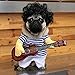 Vevins Pet Cowboy Costume Rocker Guitar Clothes for Small Dog Puppy Cat Halloween Party Christmas Apperal