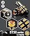 JDM ASTAR Super Bright 5730 Chipsets 1156 1141 1073 7506 LED Bulbs with Projector,Amber Yellow