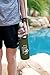 WaterVault Neoprene Bottle Holder, Adjustable Detachable Strap, Shoulder Sling & Hand Carrier - Army Green Regular