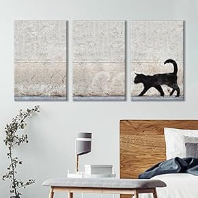 Alley Cat - 3X Canvas Art