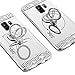 Caka Galaxy S9 Case, Galaxy S9 Glitter Case Mirror Series Luxury Cute Shiny Bling Mirror Makeup Case for Girls with Ring Kickstand Diamond Protective TPU Case for Samsung Galaxy S9 (Silver)