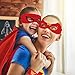 HXDZFX 24PCS Superhero Party Masks & Superhero Slap Bracelet for Kids Baby - The Avengers Super Heroes Birthday Party Supplies Favors Children/Kids/Adults