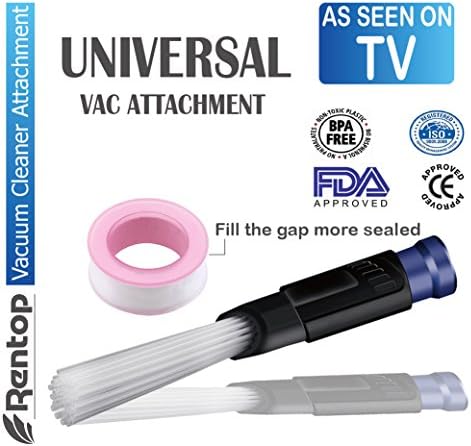 dust cleaner Universal Vacuum Attachment, Dust Dirt Remover Interface Tool As Seen On TV for Air Vents Keyboards Drawers Plants Dust Cleaning