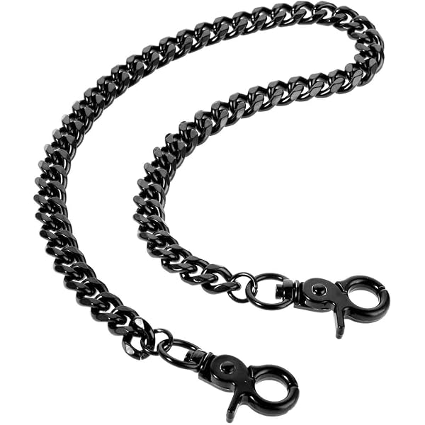 thumbnail image 2 of Miglaja Wallet Chain 60cm - Punk Style Metal Chain For Jeans & Biker Pants Accessories 2 of 11
