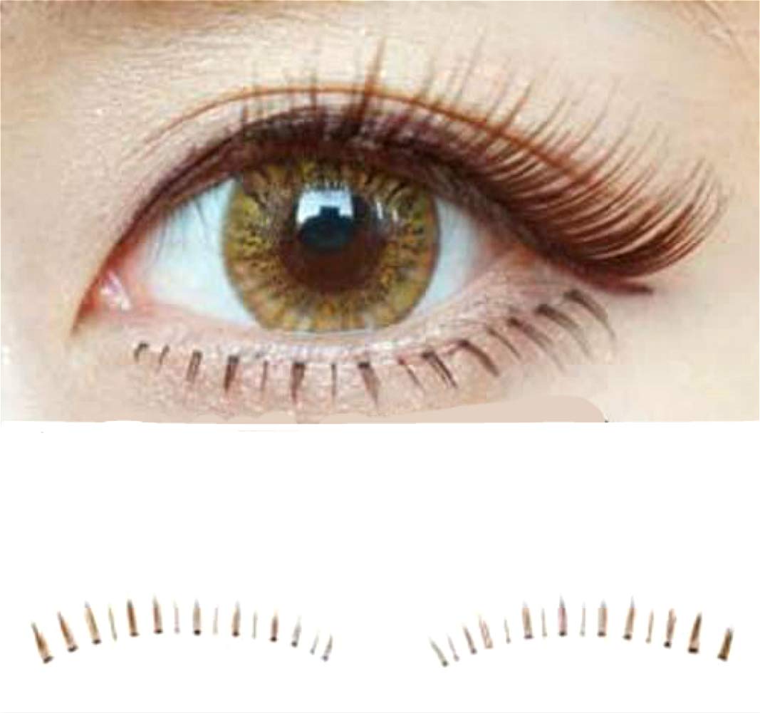 Dorisue Bottom lashes Natural Lower lashes Bottom eyelashes Black or Brown Eyelashes natural look face lashes set 10 Pairs lashes pack …