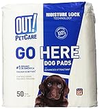 OUT! Dog Training Pads with Moisture Lock