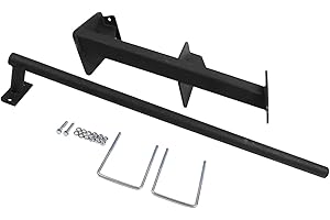 Generic Boat Trailer Step, Bass Boat Ladder, Stainless Steel Paint, Black, 2 Steps, 21 Inches Tall, Universal Trailer Tongue 