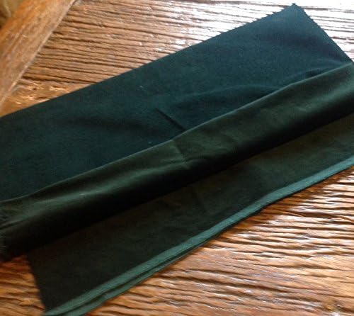 Pre Cut One Metre Piece of Dark Green Cotton Dressmaking Velvet/Velveteen Fabric - 13 Colours Available