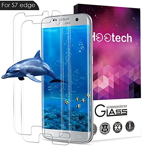 AOFU Samsung Galaxy S7 Edge Tempered Glass Screen Protector,[Anti-Scratch] [Bubble-Free] Wet Applied HD Clear Film Screen Protector for Samsung Galaxy S7 Edge-2 Pack