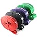 Resistance Bands Set - 5-Piece Exercise Bands - Portable Home Gym Accessories - Stackable Up to 150 lbs. - Perfect Muscle Builder for Weights, Dumbbells, Arms, Leg, Chest, Back, Belly, Glutes (Red, Black, Purple, Green)