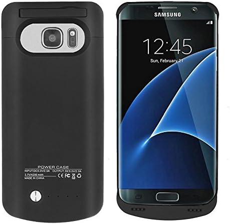 Galaxy S7 Battery Case [4,200 mAh] Galaxy S7 Charger for Samsung Galaxy S7 Battery Pack Juice Power Case (Up to 1.4X Extra Battery) - BLACK [24 Month Warranty]