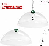 DIVCHI Squirrel Baffle Dome for Bird Feeders Universal Pole Hanging view 6