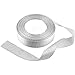 VATIN Glitter Metallic Silver Ribbon 1 inches Wide Sparkly Fabric Gorgeous Ribbon for Gift Crafters Wedding Party Brithday Wrap Hair Bows Floral Projects 25 Yards/Roll x 2 Rolls