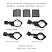 Bili-fox Bike Phone Mount Metal Adjustable 360 Degree Bicycle & Motorcycle Phone Holder for phone/iPhone(Black)