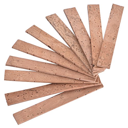 Clarinet Cork, 10Pcs Natural Clarinet Neck Joint Cork Sheet Instrument Repair Accessories