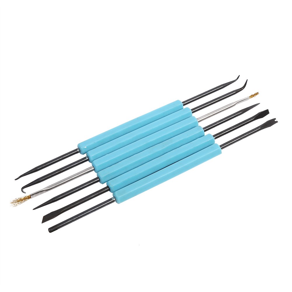6 in 1 Blue Double-Sided Solder Assist Disassembly Tool, for Integrated Circuit Assembly and Disassembly, Precision Electronic Components, Welding, and Cleaning