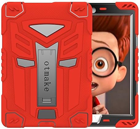 Ipad Air 2 case,Otmake 9.7 inch Full-Body Multi-layered Soft Silicone Protective Case with 360¡ãStand