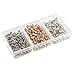SUBANG 600 Pieces Map Tacks 1/8-Inch Retro Metallic Color Beads Head Marking Push Pins, 3 Colors