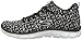 Skechers Sport Women's Empire Connections Fashion Sneaker, Black/White, 7 M US