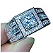 BigRose 2.65CT Men Rings Brilliant Cubic Zirconia Wedding Band Rhodium Plating Engagement Ring Solid 925 Sterling Silver 10