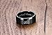 8mm Black Stainless Steel Allah Ring for Arabic Islamic Muslim Religious Jewelry Size 6