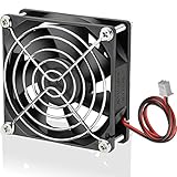 GDSTIME 80mm x 80mm x 25mm DC 24V Dual Ball
