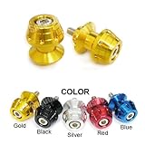 MIT Motors - GOLD - 10mm Universal Swingarm Spools - KAWASAKI ZX6R ZX6 636, ZX9R ZX9, ZX10R ZX10, ZX12R ZX12, ZX14R ZX14, ZZR 1200, 600, 900, Ninja 250, 650