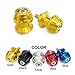 MIT Motors - GOLD - 10mm Universal Swingarm Spools - KAWASAKI ZX6R ZX6 636, ZX9R ZX9, ZX10R ZX10, ZX12R ZX12, ZX14R ZX14, ZZR 1200, 600, 900, Ninja 250, 650