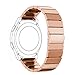 for Kate Spade Scallop Band, Lamshaw Stainless Steel Metal Replacemet Straps for for Kate Spade Scallop/Kate Spade Scallop 2 Touchscreen Smartwatch (Rose Gold)