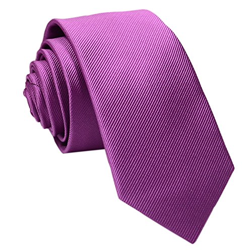 Gifts For Men ! Charberry Mens Trendy Solid Color Tie Casual Slim Plain Mens Solid Skinny Neck Party Wedding Necktie (T)