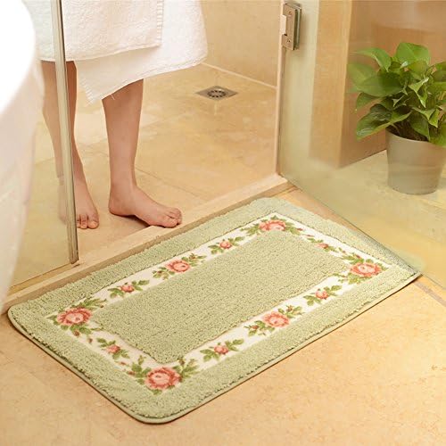 Home FERI indoor mats/Hotel Suede/Mao Zhi long velvet Ottomans/Thick towels/doormat/bathroom non-slip mats-E 45x75cm(18x30inch)