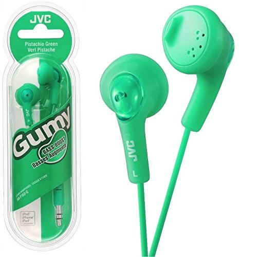 JVC HA-F160-G Gumy earbud headphones bass boost HAF160 Green [parallel import goods]