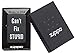 Zippo Can't Fix Stupid Pocket Lighter, Black Matte