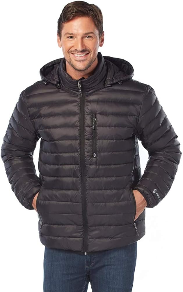 Free Country Blended Down Puffer Jacket Men's at Amazon Men’s