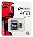 Kingston 4 GB microSDHC Class 4 Flash Memory Card SDC4/4GBET