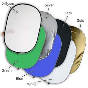 Fotodiox-Fotodiox Pro 7-in-1 Oval Reflector 